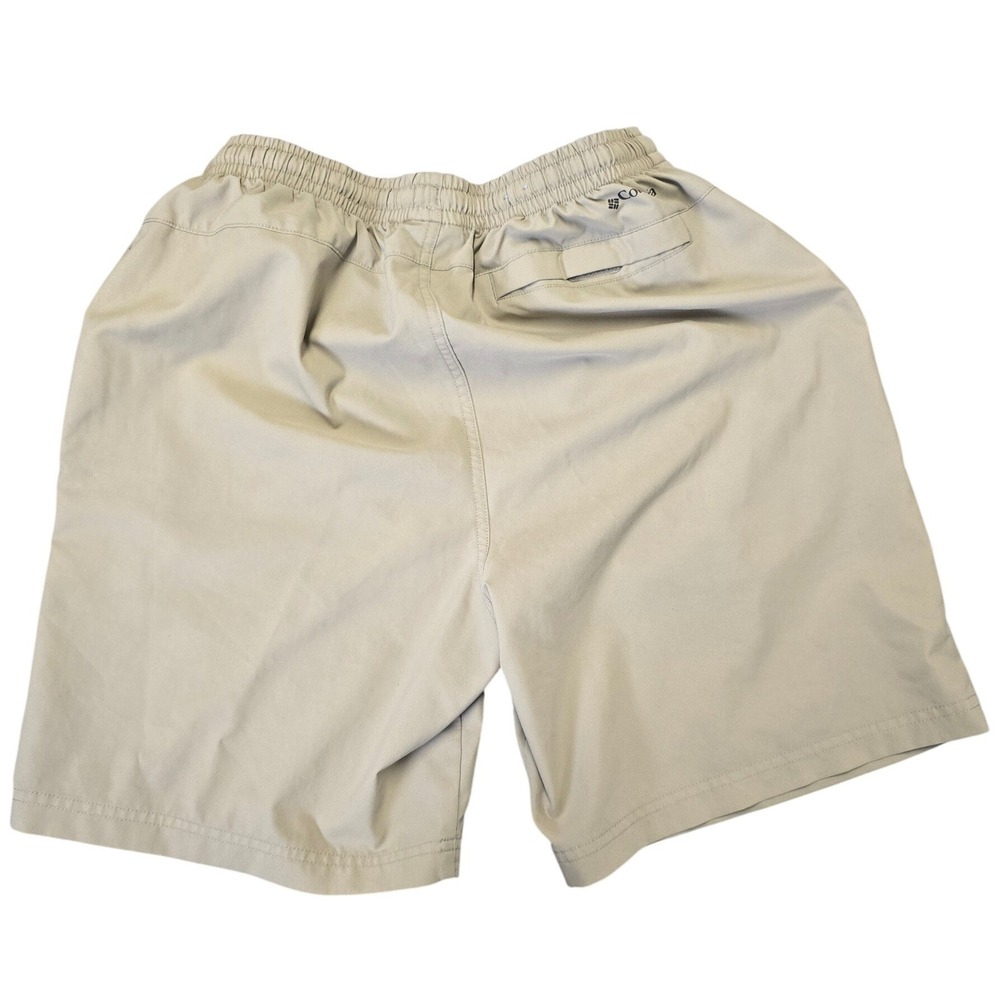 Columbia PFG Khaki Fishing Shorts Men's Medium 8" Inseam Quick Dry Outdoor